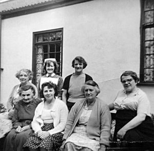 Nurse Rose pictured with residents